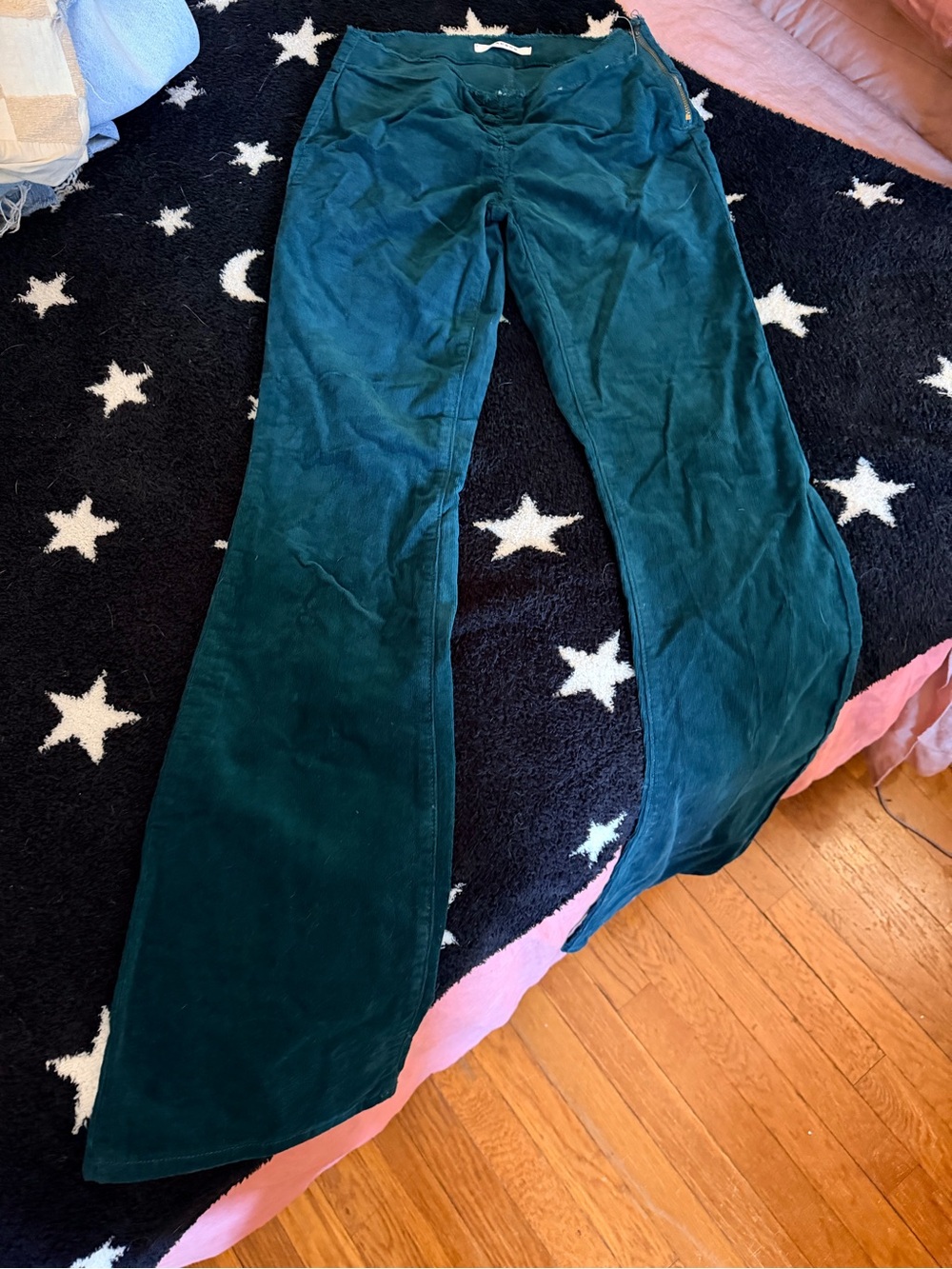 PacSun Teal Corduroy Boot Cut Pants
